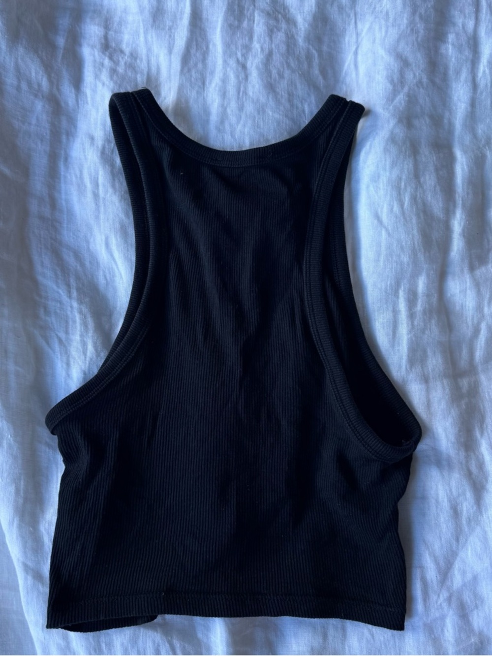 Zara Ribbed Round Neck Tank Top - Picture 10 of 10